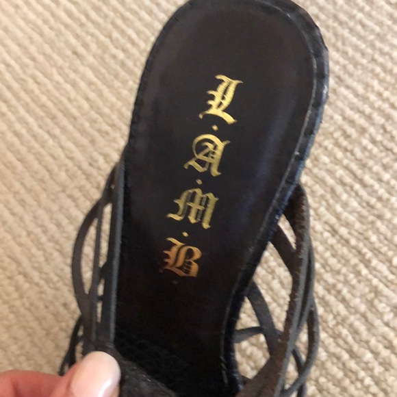 L.A.M.B gladiator heels - Picture 3 of 3